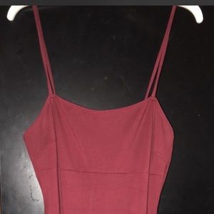 Burgundy tight dress ♠️